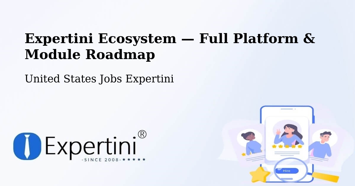 Expertini Ecosystem — Full Platform & Module Roadmap – Big Lake